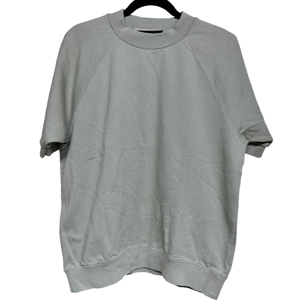 Fear of God Essentials Cotton Short Sleeve Sweatshirt Green Size‎ Small